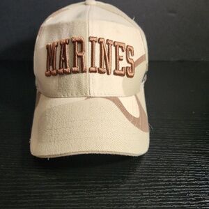 US Marines Rapid Dominance strapback Hat Cap Desert Camo‎ Tactical Embroidered